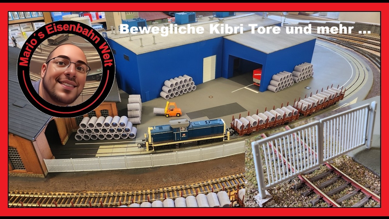 (56) Bewegliche Kibri Tore und mehr ... H0 Anlage / Mario&acute;s Eisenbahn Welt