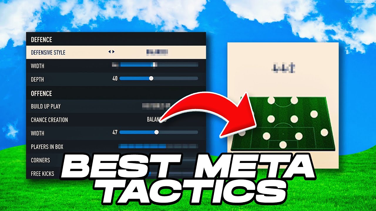 THE BEST META CUSTOM TACTICS POST PATCH ON FIFA 23! 4222 & 442 CUSTOM TACTICS + INSTRUCTIONS!
