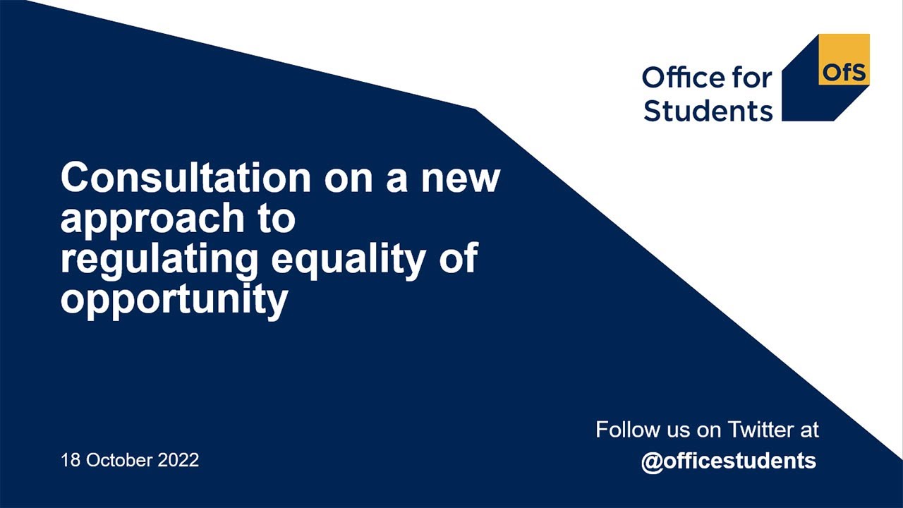 Consultation on a new approach to regulating equality of opportunity