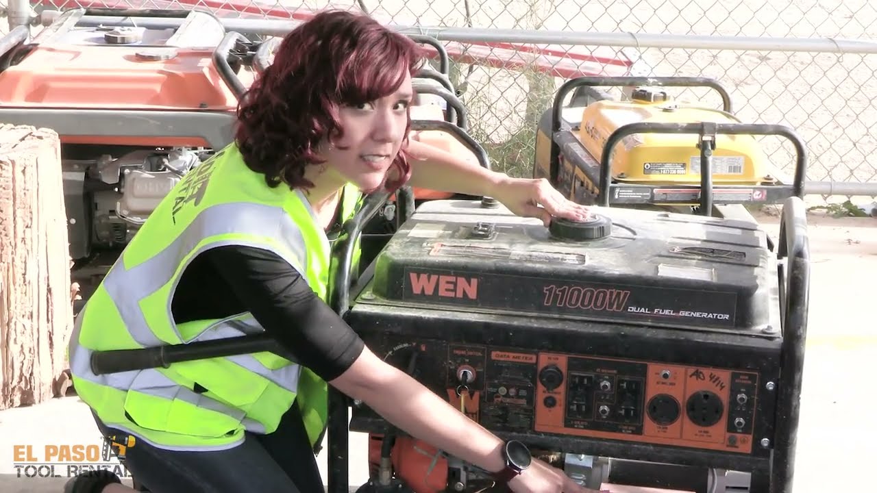 Generador con combustible dual de 11000 watts | El Paso Tool Rental