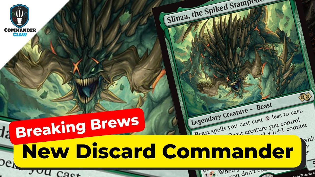 Add These: 5 Cards for Slinza, the Spiked Stampede | MTG Foundations | EDH | #commanderclaw