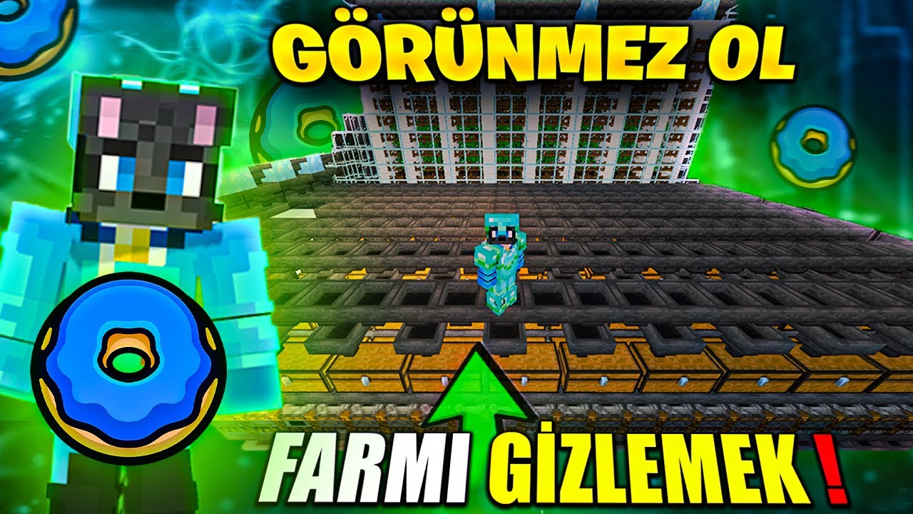 Donut SMP Bu Yöntemle Farm’ını Kimse Bulamaz Görünmez OL !🤯