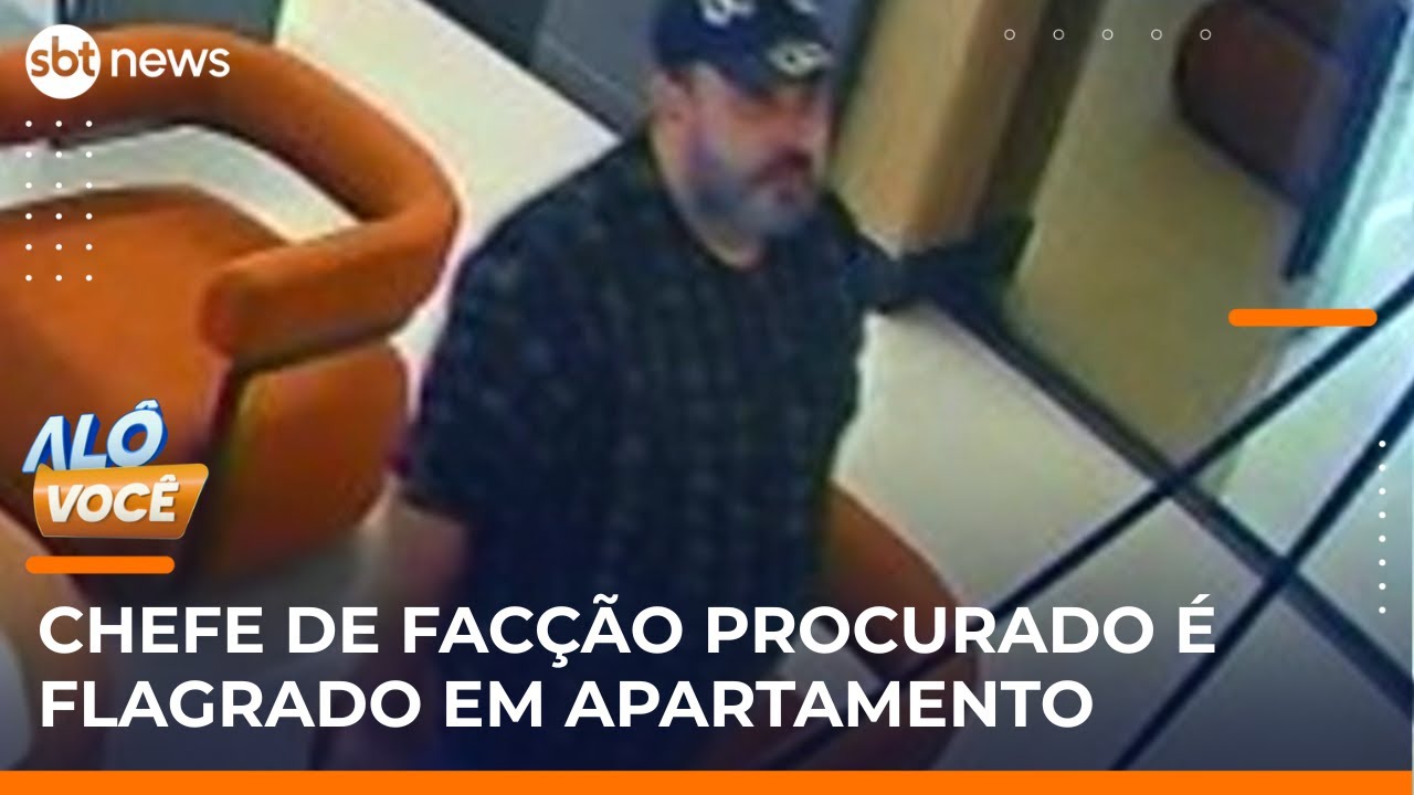 Chefe de facção criminosa procurado há mais de 10 anos é flagrado em apartamento de luxo | #AloVoce
