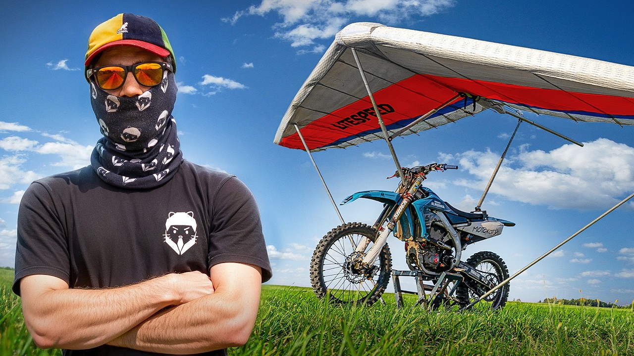 Zrobiliśmy latający motocykl!