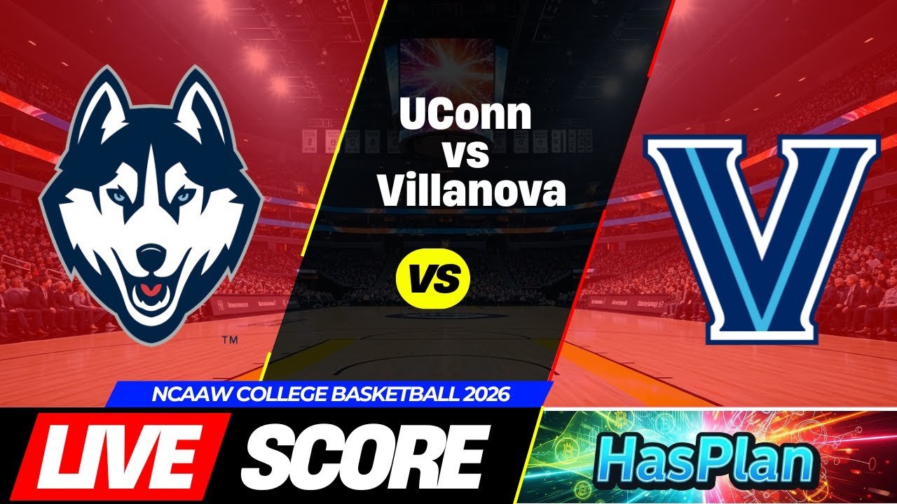 🔴UConn vs Villanova | NCAA Women's College Basketball 2025 - Live Score Only 