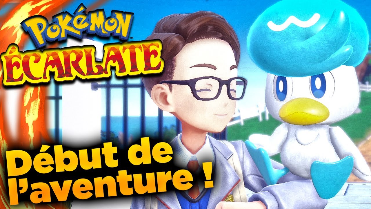 MON DÉBUT D'AVENTURE SUR POKEMON ECARLATE 😍