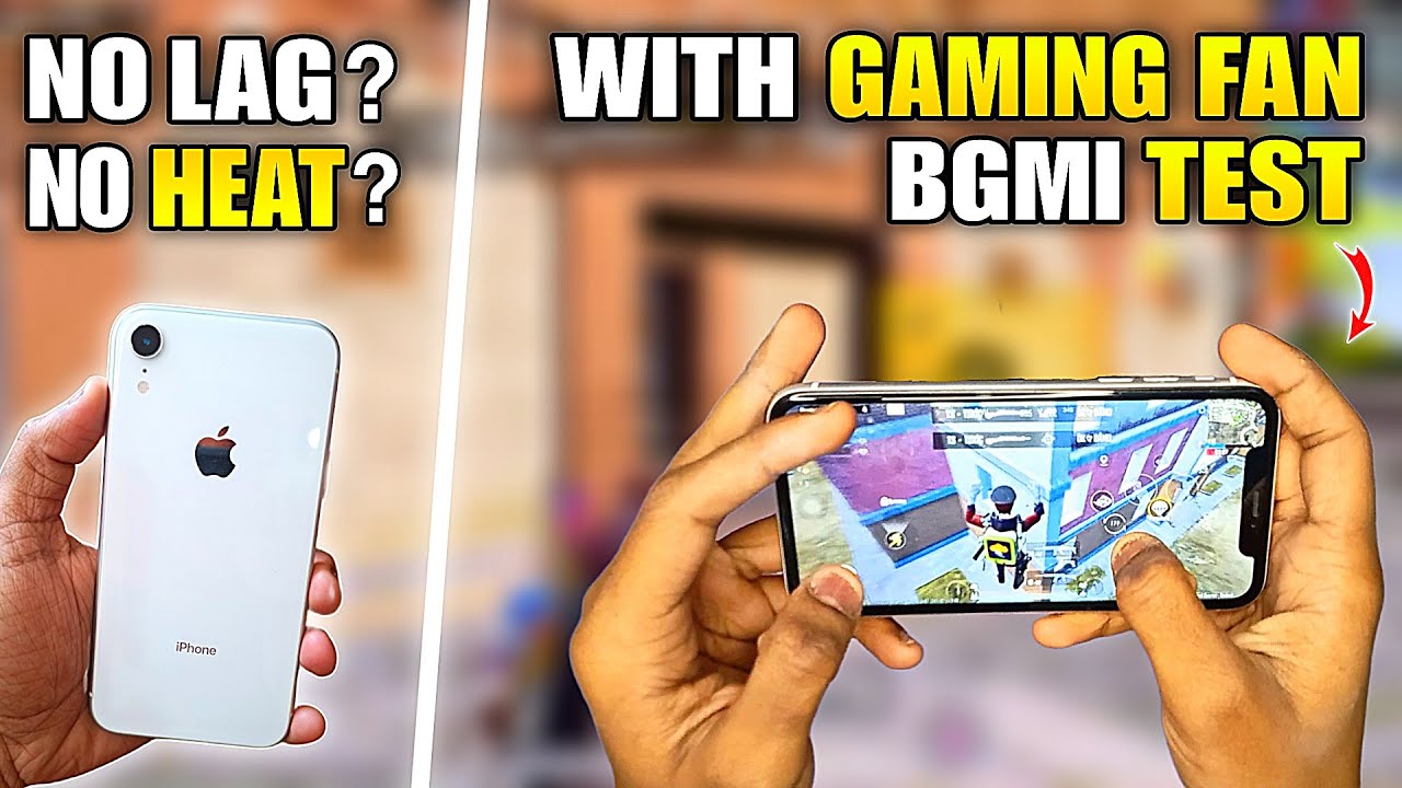 iPhone XR With Gaming Fan Bgmi Test / IPhone Xr Bgmi Test / IPhone Xr Pubg Test In 2025