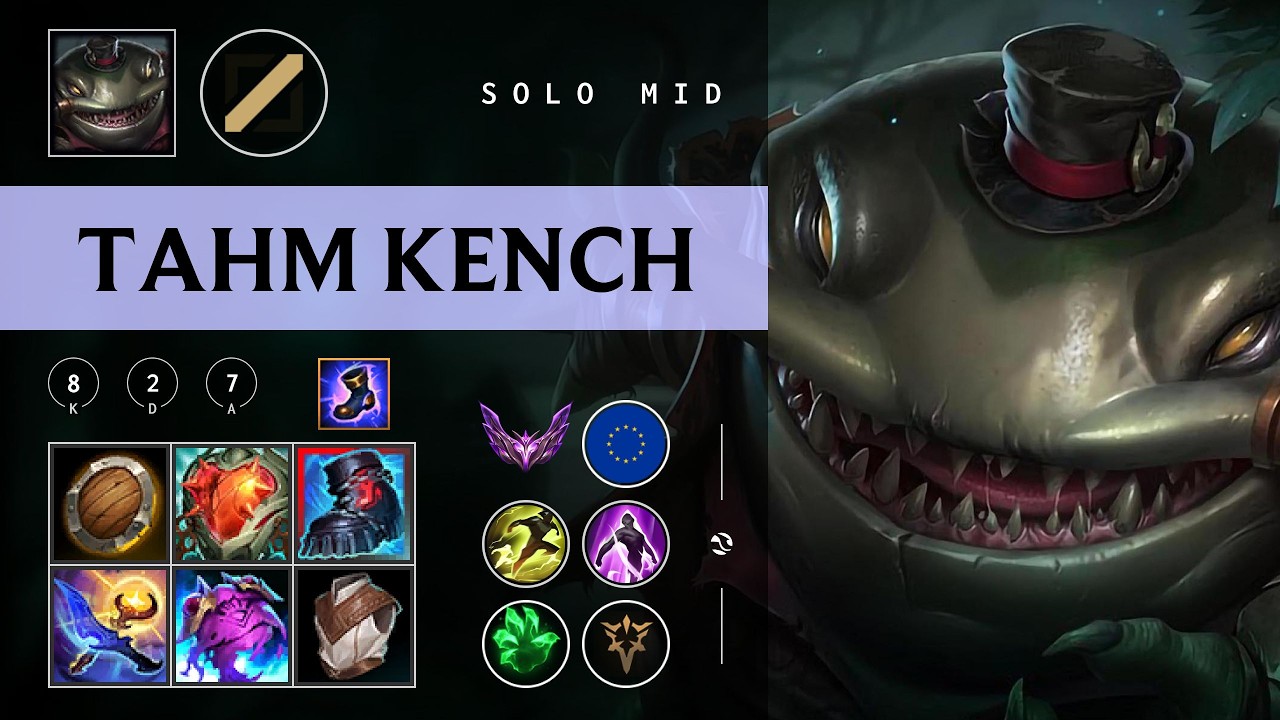 Tahm Kench Mid vs Zoe - EUW Master Patch 26.05
