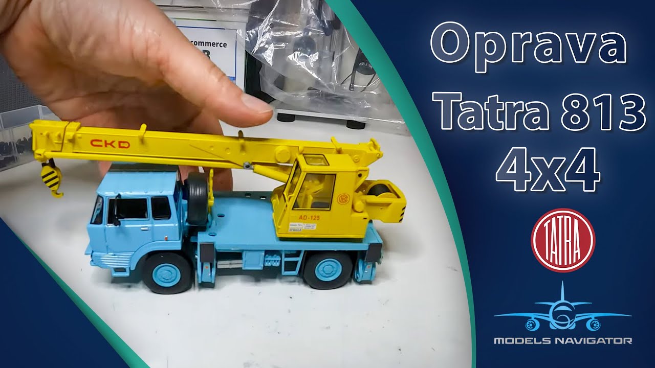 Ako si jednoducho opraviť model TATRA 813 4X4 AD 125