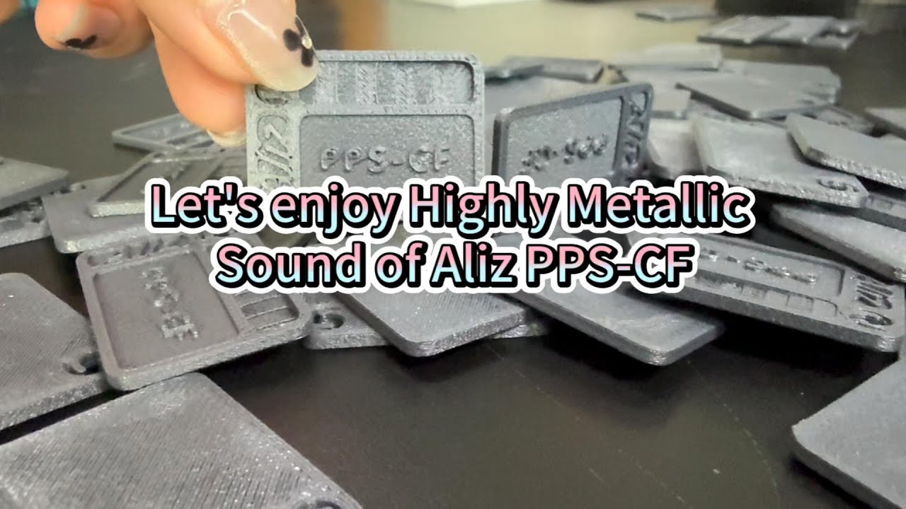 Amazing! Aliz PPS-CF Makes 3D Prints SOUND Like METAL!