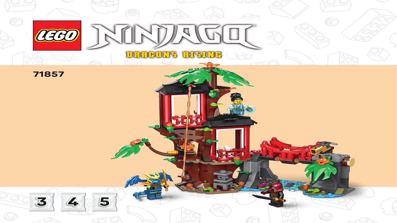 LEGO Instructions - Ninjago - 71857 - Ninja Vehicle Tree House Battle - Dragons Rising Sea… (Book 3)
