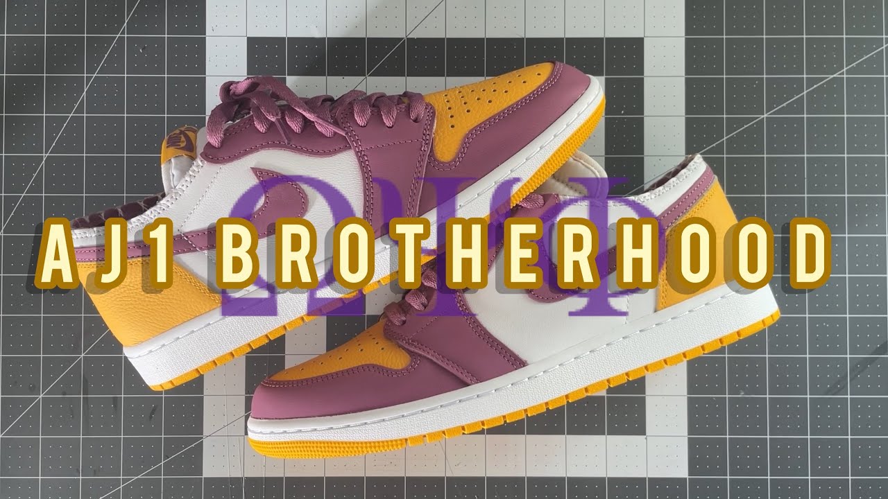 Jordan 1 high to low top cut (Brotherhood)