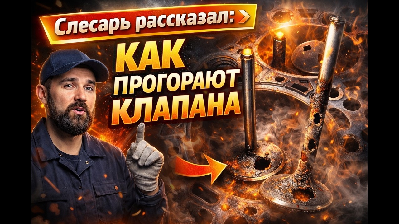 Слесарь рассказал: КАК ПРОГОРАЮТ КЛАПАНА