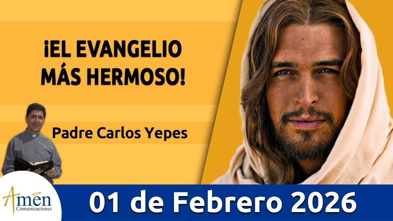 Evangelio De Hoy, Domingo 1 Febrero 2026 #PadreCarlosYepes l Mateo 5,1-12a #Evangelio |Evangelio hoy