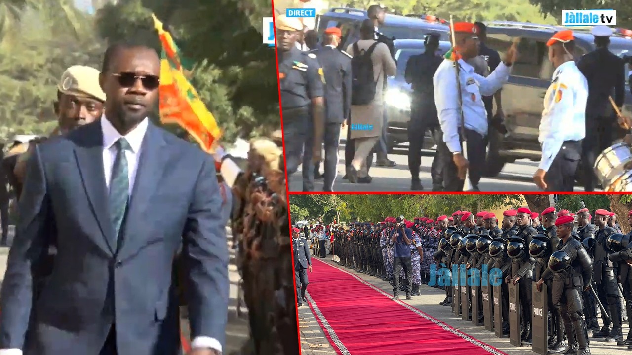 L’arrivée très symbolique du PM Ousmane Sonko à l’École de police 