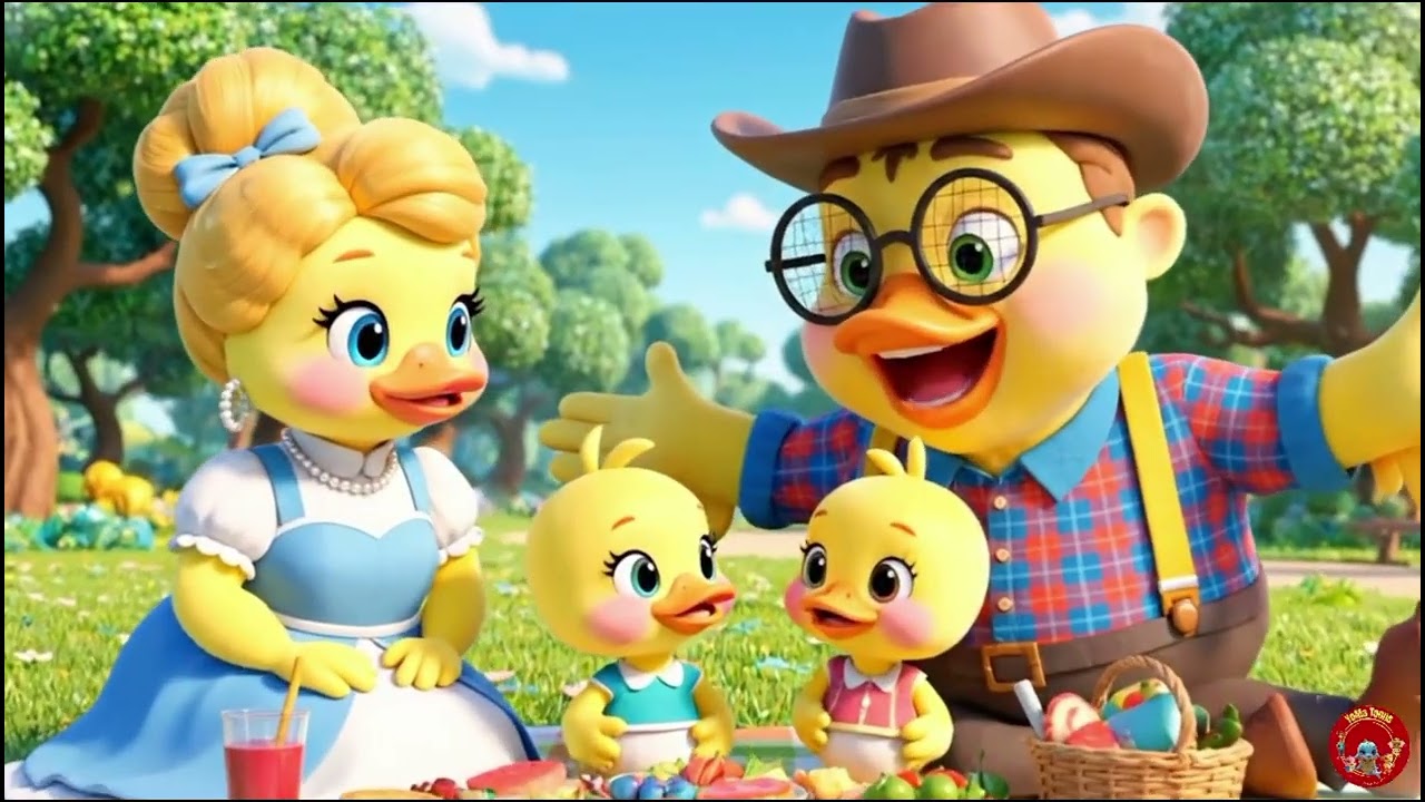 Swedish | Noni lämnar av småankorna i skolan | Noni Dropping Baby Ducks to School