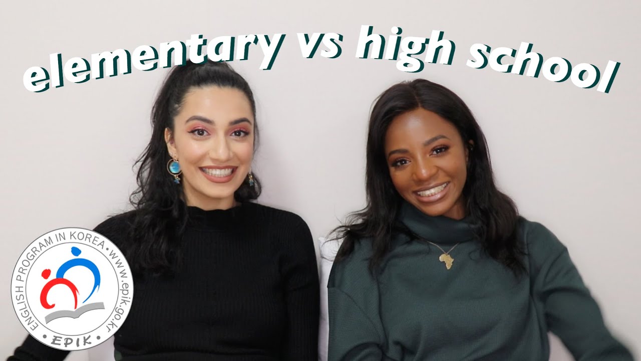 teaching elementary vs high school in korea w/ @MissyASTB  // epik program
