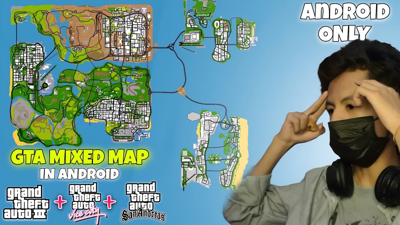 HOW TO INSTALL GTA MIXED MOD IN GTA SAN ANDREAS ANDROID | GTA UNITED | 3 MAPS IN ONE GAME | LAXUBOY