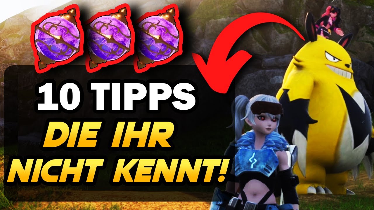 10 PALWORLD TIPPS UND TRICKS die ihr noch NICHT KENNT Deutsch Teil 1 - Anfänger Guide | Deutsch