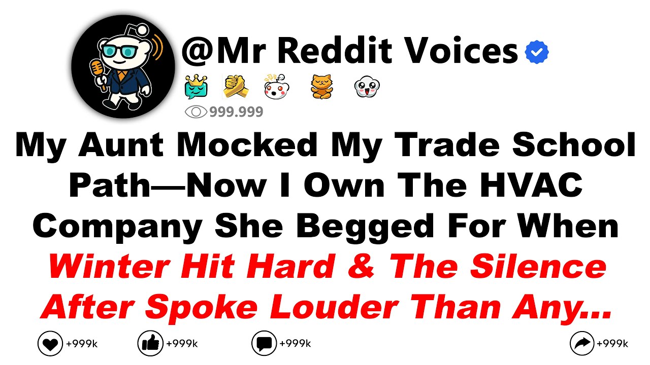 My Aunt Mocked My Trade School Path—Now I Own The HVAC Company She Begged For When Winter Hit Hard..