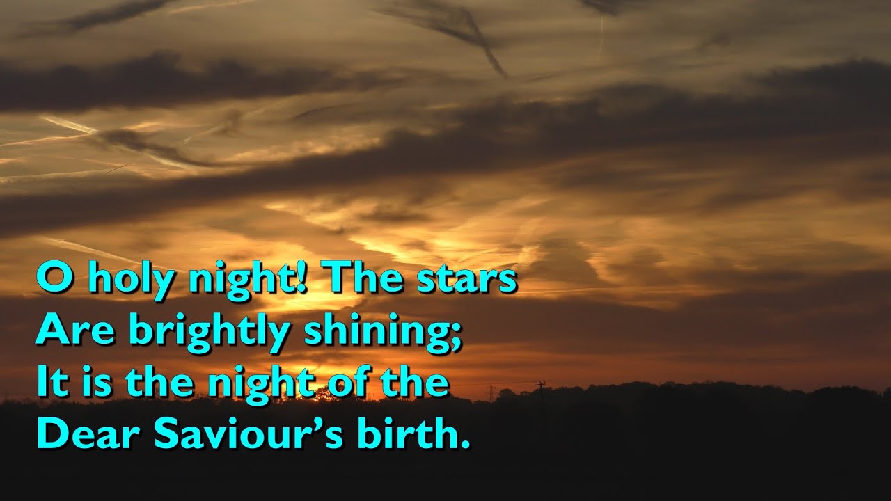 O Holy Night (Tune: Cantique de Noël - 3vv) [with lyrics for congregations]