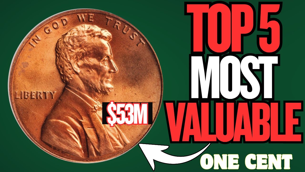 Top 5 Most Valuable Lincoln Pennies in Circulation: 1970, 1974, 1980, 1982, 1983 Errors!