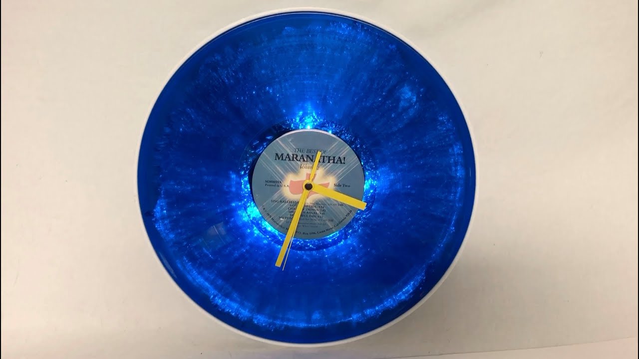 Make your own LED Light-Up Record clock using a colored vinyl record for under $50. DIY Hack project