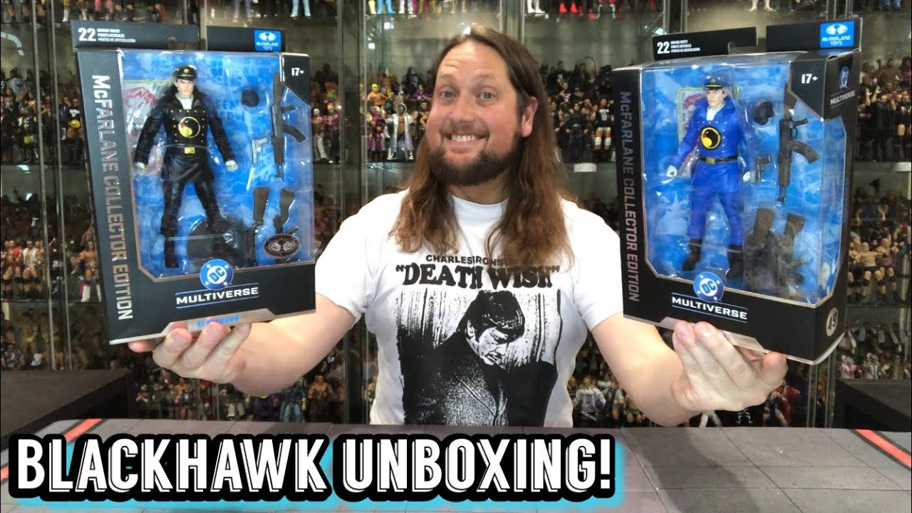 Black Hawk McFarlane DC Comics Collectors Edition Unboxing & Review!
