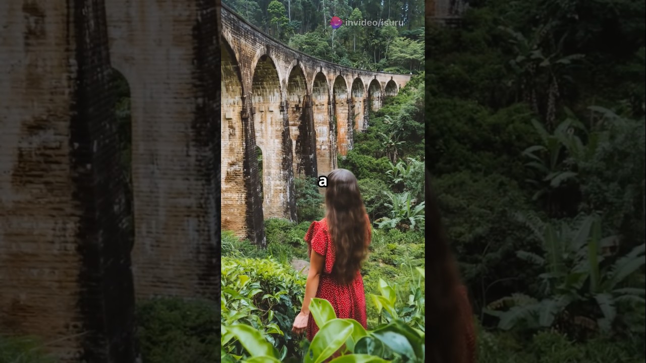 In the misty hills of Ella, Sri Lanka | the Nine Arch Bridge stands as a colonial engineering marvel