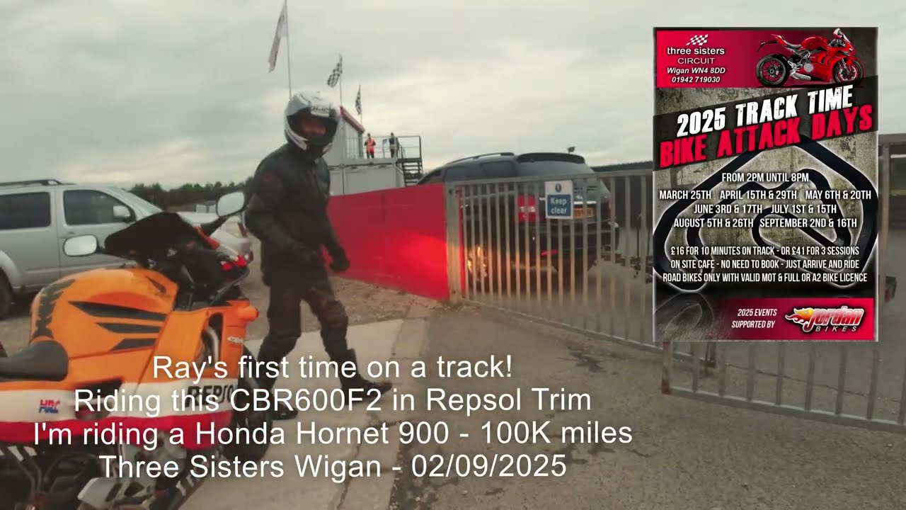 Ray's First Track Day - Three Sisters 02/09/25 - See chapter markers for full sessions.