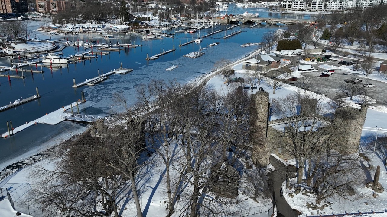 Glen Island Park in Winter, New Rochelle, NY