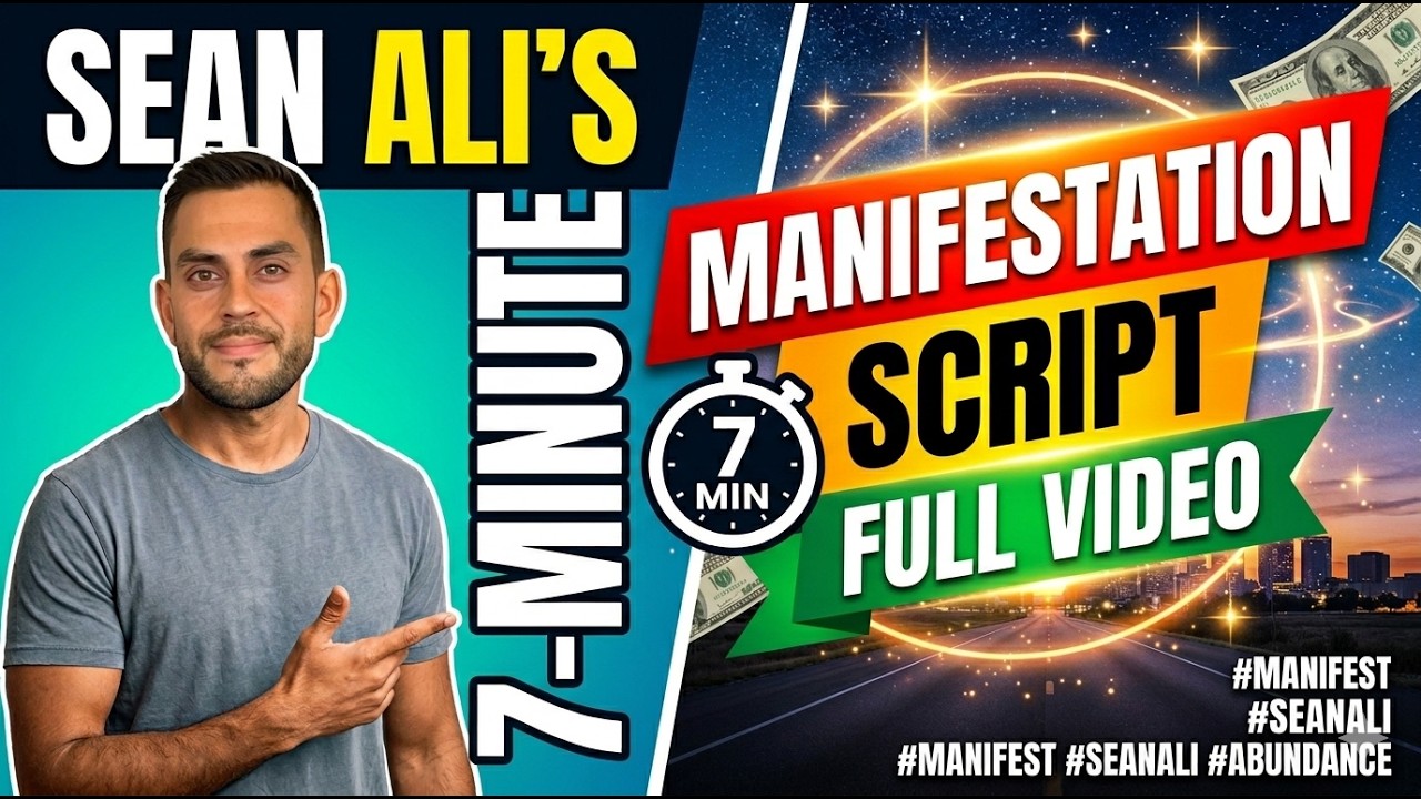 Sean Ali's 7-Minute Manifestation Script - Full Video