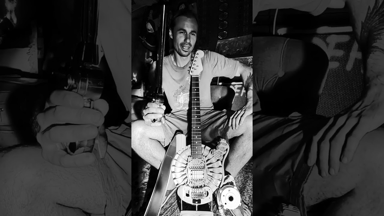 Introducing the Guitar from 2089' #realtalk #music #deafys #metal