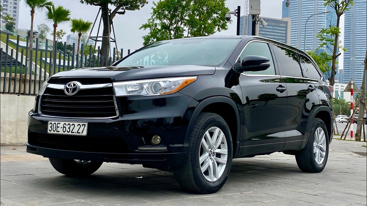 TOYOTA Highlander 2016 nhập Mỹ cực chất rất đáng để sở hữu, rộng rãi,êm ái ☎️0338750210
