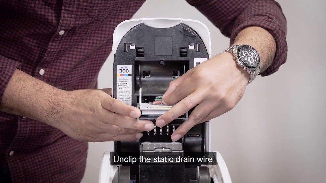 IDCardGroup - Magicard 300 - How To Change the Printhead