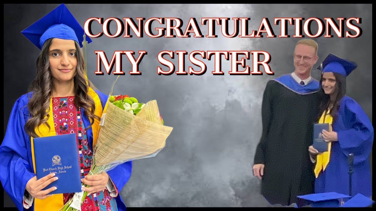 My Little Sister Graduation Ceremony | Baluch Student In Canada | V4 Canada