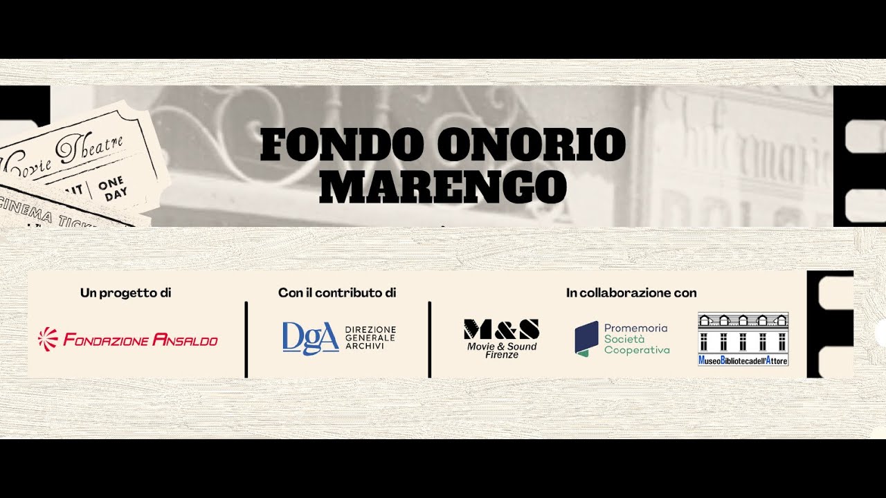 Fondazione Ansaldo - Rodolfo Valentino. Il mito ritrovato: il Fondo Marengo tra storia e restauro