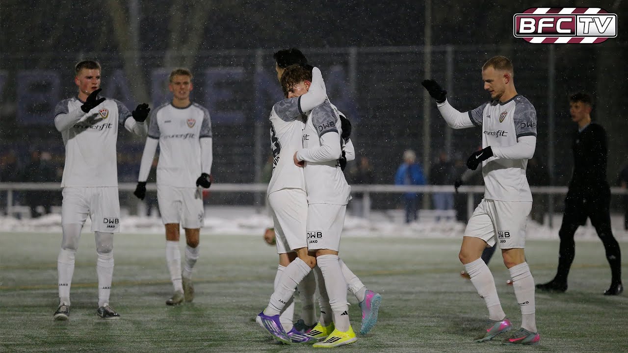 Testspielerfolg im Schneetreiben von Neuruppin  | Highlights MSV 1919 Neuruppin - BFC Dynamo 1:3