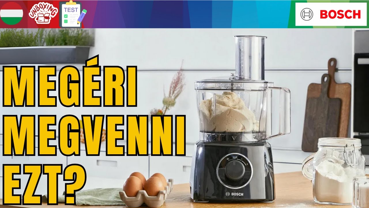 KONYHAI ROBOTG&Eacute;P BOSCH MultiTalent 3 MCM 800 W 3201B MAGYARORSZ&Aacute;G MAGYAR LIDL