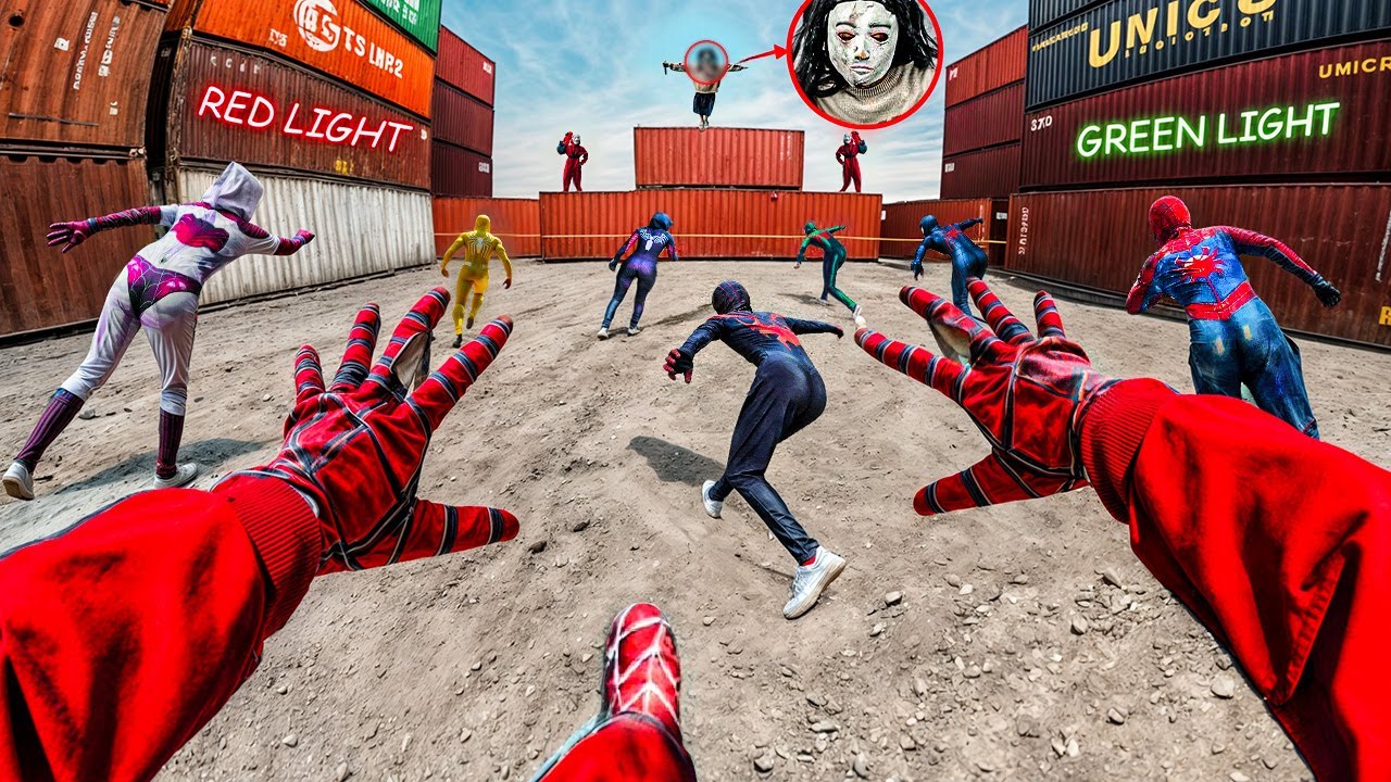 SPIDERMAN PARKOUR Vs SERBIAN DANCING LADY | Crazy Game to Save Spider Boy (Horror Story) | Epic POV
