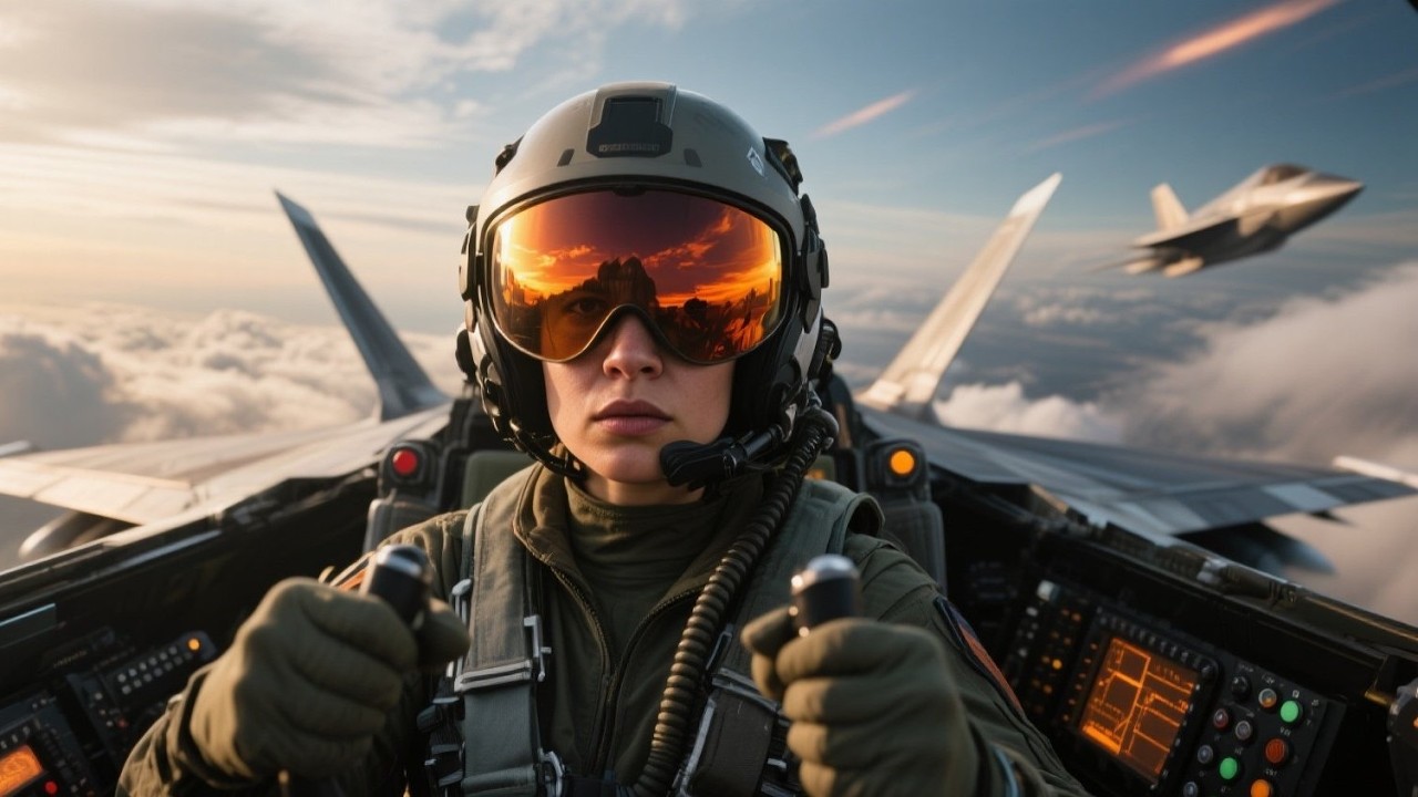 They had no idea she was a top pilot — until a crisis forced her into the F-22 Raptor cockpit.