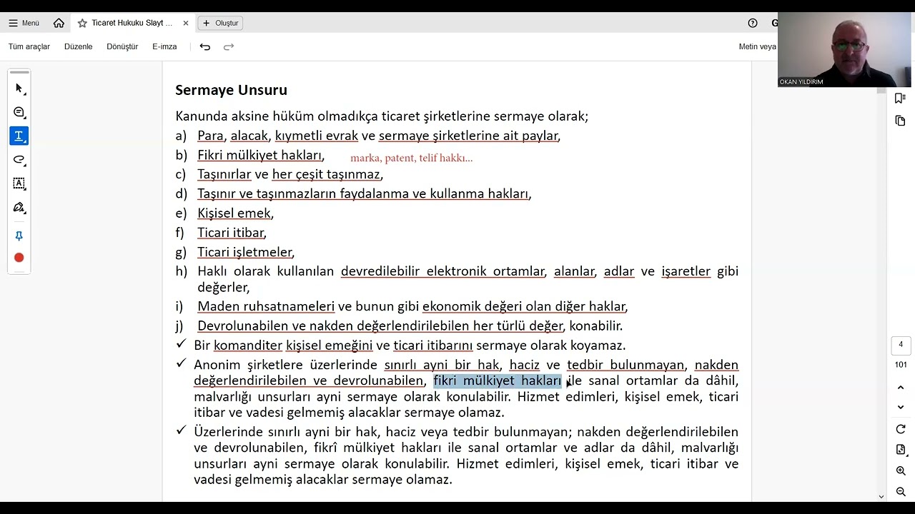 VİDEO 12: SGS TİCARET HUKUKU (Şirketler 1)