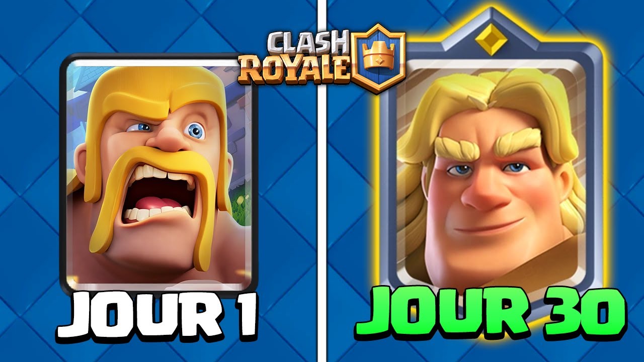 J'ai Joué sur un Nouveau Compte Clash Royale pendant 30 jours !