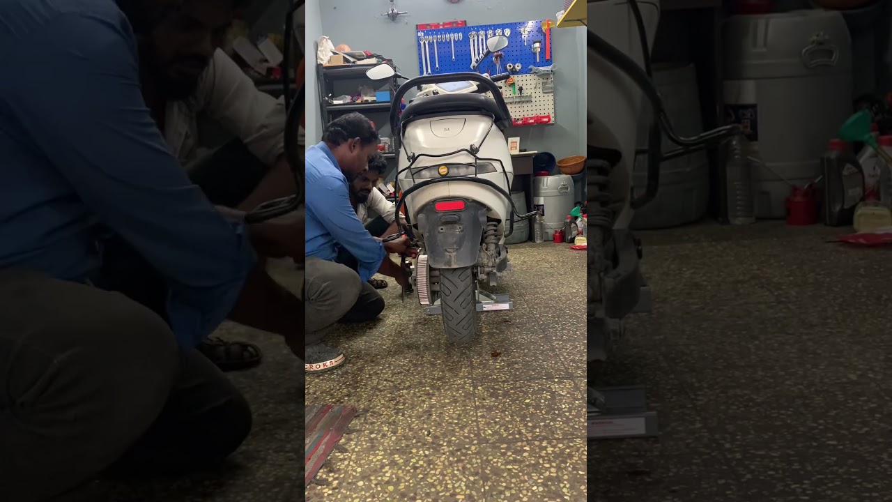 Ola s1 pro belt replacement/ service #automobile #electricscooter #ola #trending #viralvideo