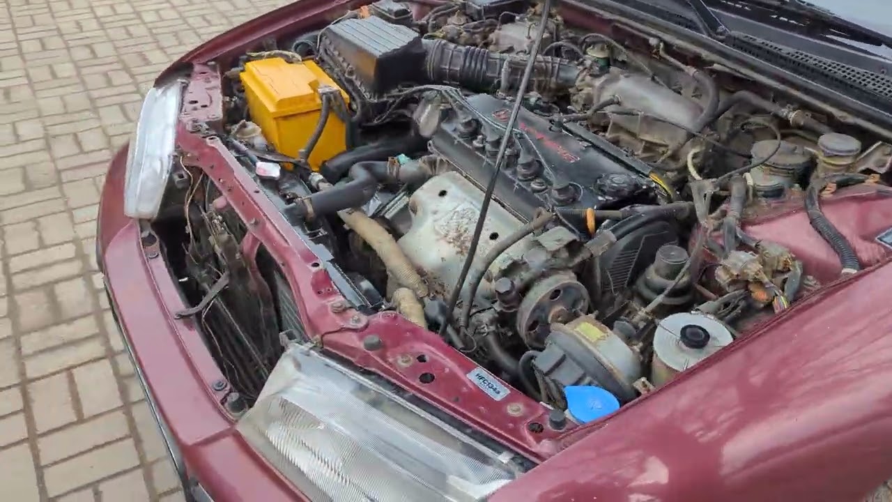 Поменял стартер с другой хонды на Honda Accord. Когда ума нету - не нужно покупать иномарку!