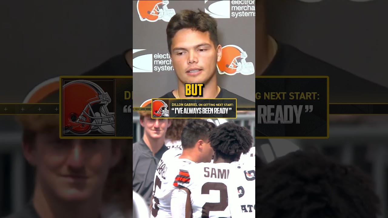 Dillon Gabriel will be starting QB for the Browns this upcoming week 🔄 #nfl #shorts
