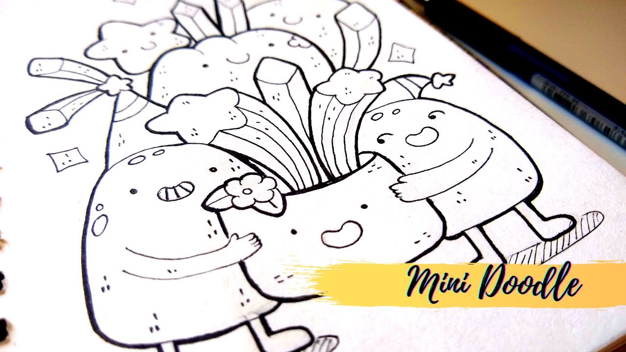 Doodle Art | Day 78 ~ A Mini Doodle | Doodles For Beginners | Quick Doodle |Time-lapse illustration