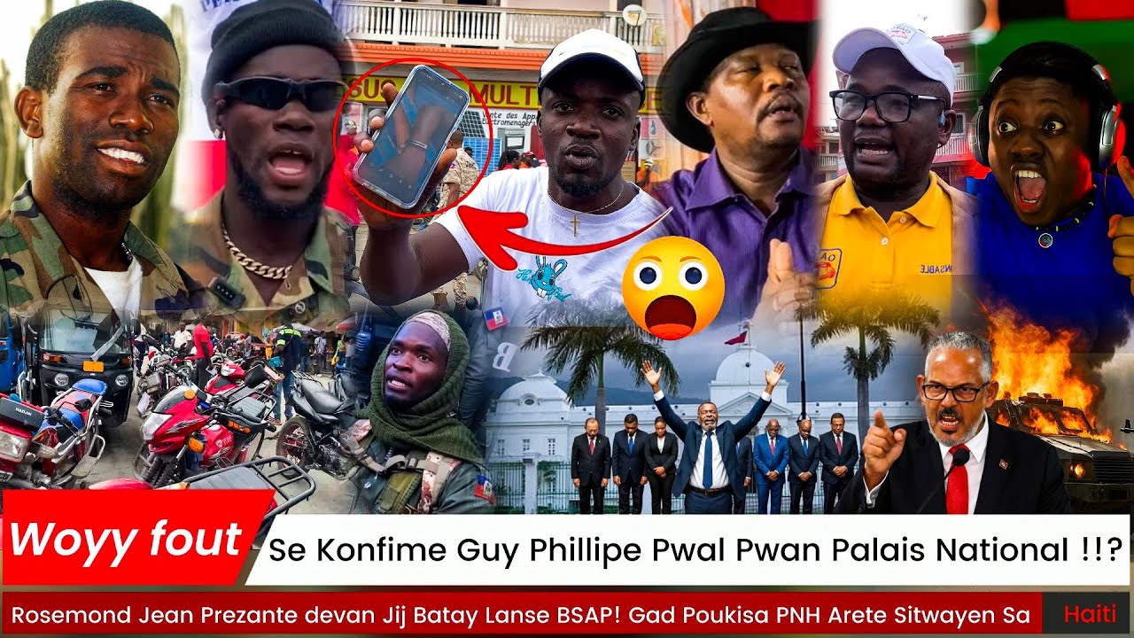 Woyy fout: Guy Phillipe Pwal Enstale Kòm Prezidan!! Rosemond Jean Prezante devan Jij, PNH Nan Okap!!