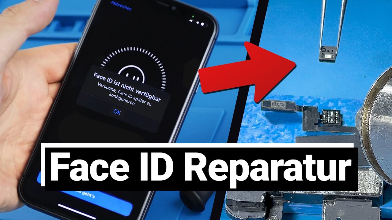 iPhone X Face ID defekt - So funktioniert eine Face ID Reparatur (Flood Illuminator Swap)