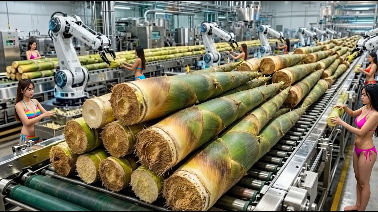 Inside a High Tech Bamboo Shoot Factory You’ve Never Seen Before